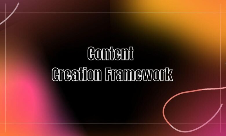 Content Creation Framework