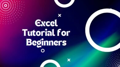 Excel Tutorial for Beginners